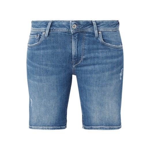 Szorty jeansowe w odcieniu Stone Washed o kroju Regular Fit  Pepe Jeans 31 Peek&Cloppenburg 