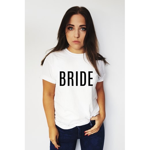 Koszulka Sizeme z napisem BRIDE