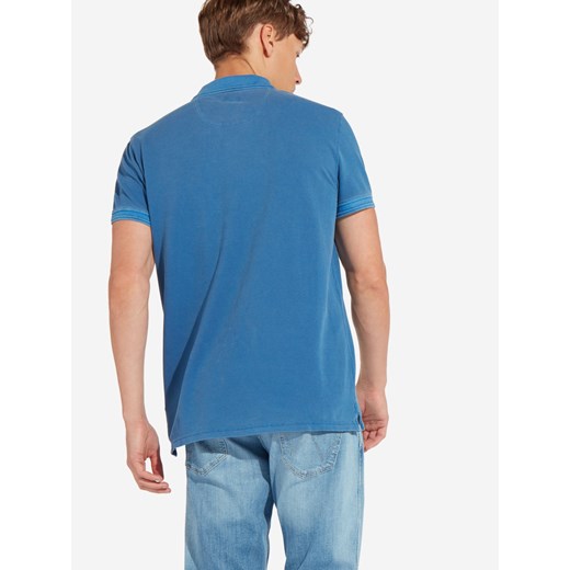 Niebieski t-shirt męski Wrangler 