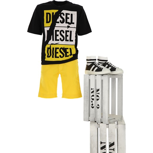 Diesel Spodenki Dziecięce dla Chłopców, żółty, Bawełna, 2019, 10Y 12Y 14Y 16Y 4Y 6Y 8Y Diesel  10Y RAFFAELLO NETWORK