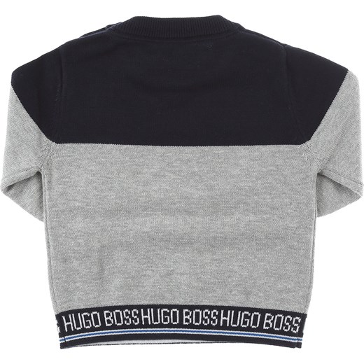 Hugo Boss Swetry Niemowlęce dla Chłopców, granatowy, Bawełna, 2019, 12M 18M 2Y 3Y 6M 9M  Hugo Boss 2Y RAFFAELLO NETWORK