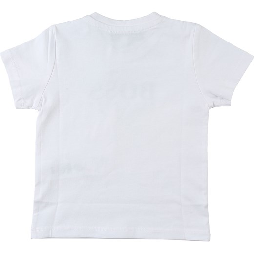 Hugo Boss Koszulka Niemowlęca dla Chłopców, biały, Bawełna, 2019, 12M 18M 2Y 3Y 6M 9M  Hugo Boss 12M RAFFAELLO NETWORK