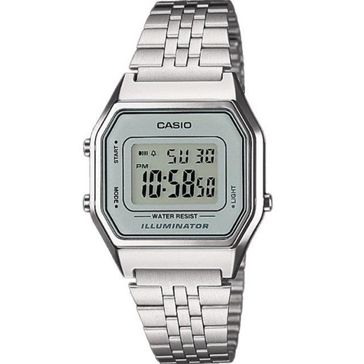 Srebrny zegarek Casio Vintage 