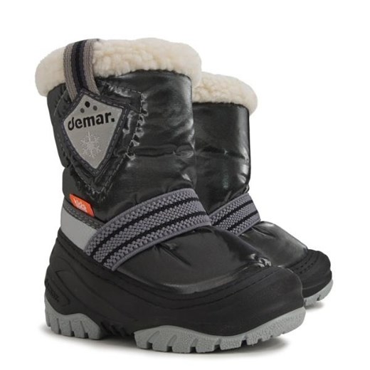 Buty zimowe dziecięce Demar bez wzorów śniegowce 