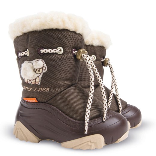 Buty zimowe dziecięce Demar w nadruki śniegowce 