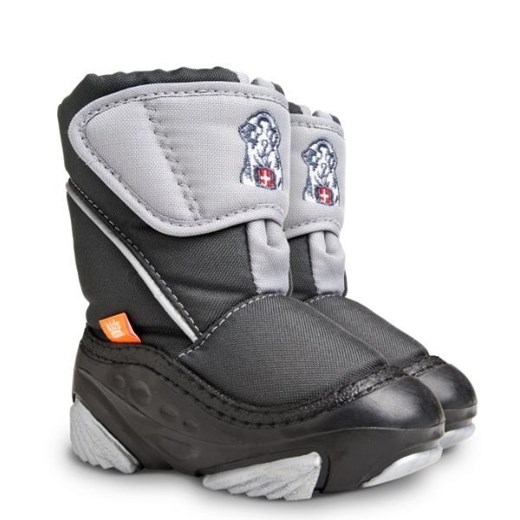 Buty zimowe dziecięce Demar śniegowce na rzepy z nadrukami 