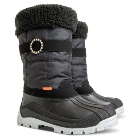 Buty zimowe dziecięce Demar wełniane bez zapięcia 