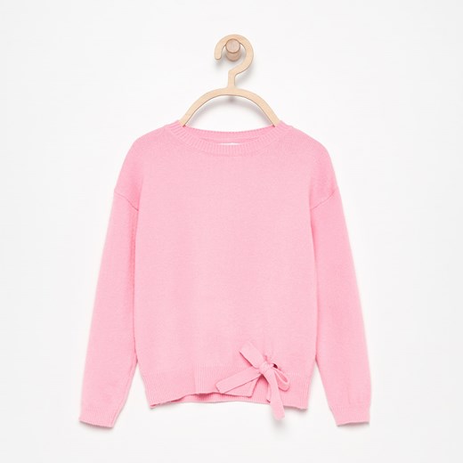 Reserved sweter dziewczęcy różowy 