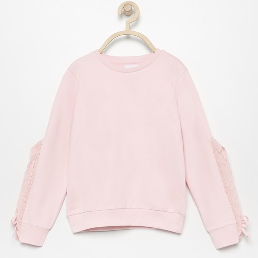Reserved - Bluza z bawełny organicznej - Różowy Reserved  152 