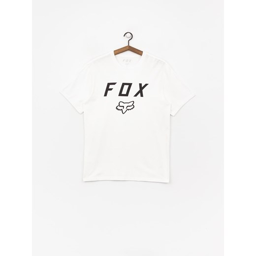 Fox t-shirt męski bawełniany biały z krótkim rękawem 