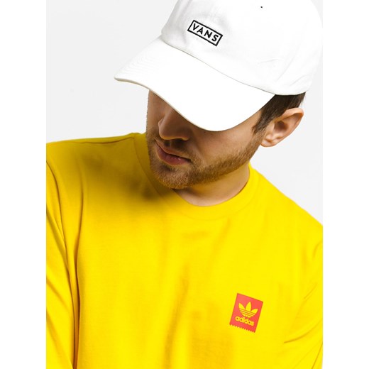 Koszulka sportowa żółta Adidas bez wzorów 
