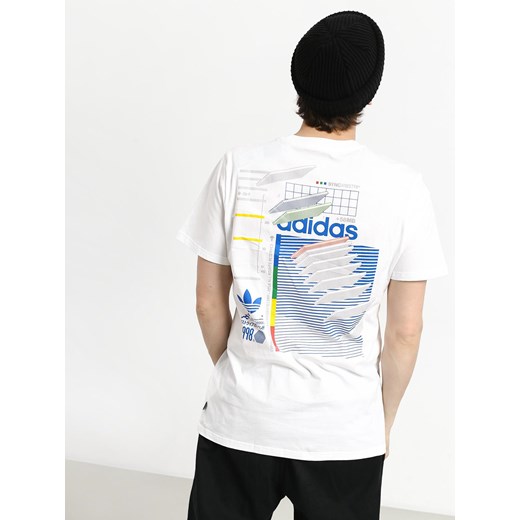 T-shirt adidas Dodson (white/blue/green/rea) Adidas  L SUPERSKLEP