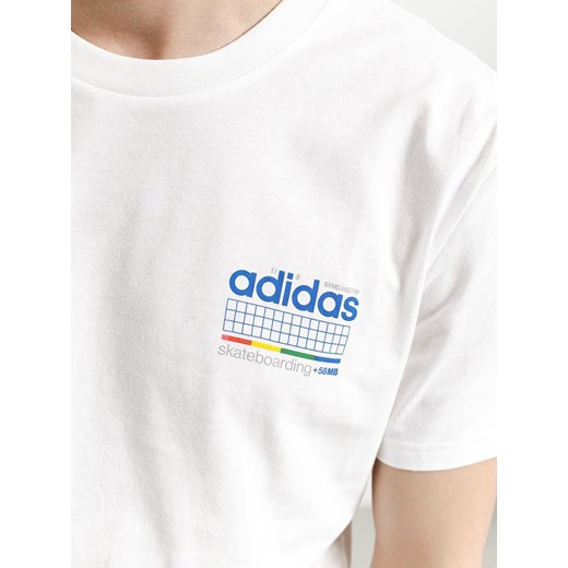 T-shirt adidas Dodson (white/blue/green/rea)  Adidas XL SUPERSKLEP