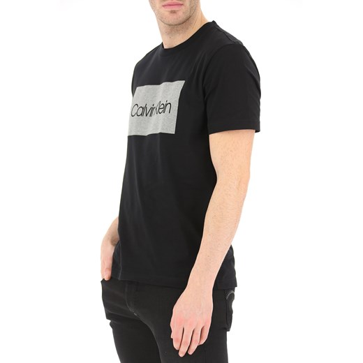Calvin Klein Koszulka dla Mężczyzn, czarny, Bawełna, 2019, L M S XL  Calvin Klein XL RAFFAELLO NETWORK