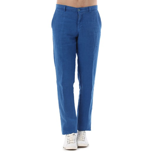 Etro Spodnie dla Mężczyzn, niebieski (Bluette), Len, 2019, 46 50 54  Etro 54 RAFFAELLO NETWORK