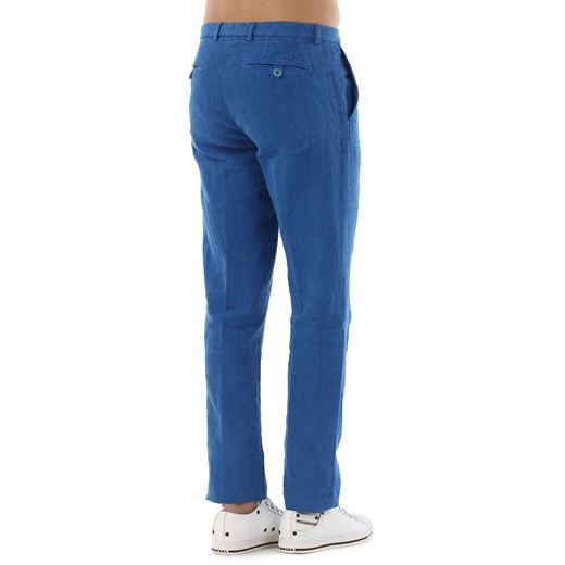 Etro Spodnie dla Mężczyzn, niebieski (Bluette), Len, 2019, 46 50 54  Etro 46 RAFFAELLO NETWORK