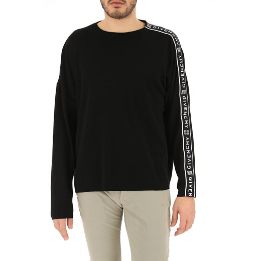 Givenchy Sweter dla Mężczyzn, czarny, Bawełna, 2019, L M XL  Givenchy M RAFFAELLO NETWORK