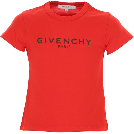 Givenchy Koszulka Dziecięca dla Dziewczynek, czerwony, Bawełna, 2019, 10Y 12Y 14Y 4Y 5Y 6Y 8Y Givenchy  5Y RAFFAELLO NETWORK