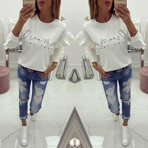 BLUZA DREAMS COME TRUE CREAM chicaca