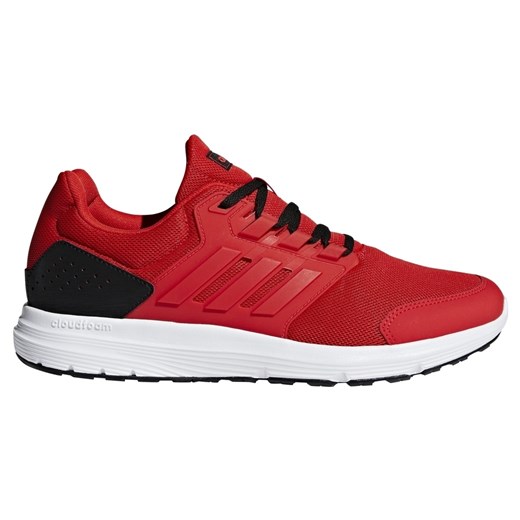 Buty sportowe męskie Adidas Performance jesienne czerwone sznurowane 