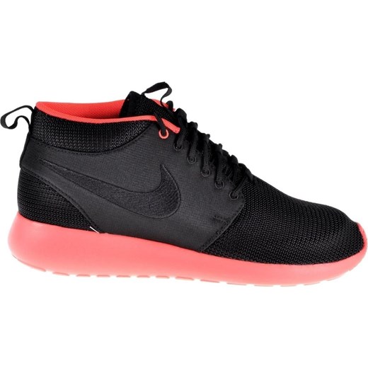 Nike buty sportowe damskie do koszykówki czarne bez wzorów sznurowane płaskie 