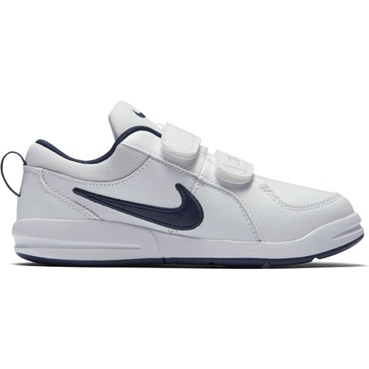 Buty sportowe dziecięce białe Nike bez wzorów 