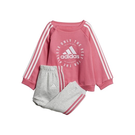 Odzież dla niemowląt Adidas Performance różowa dla dziewczynki dzianinowa 