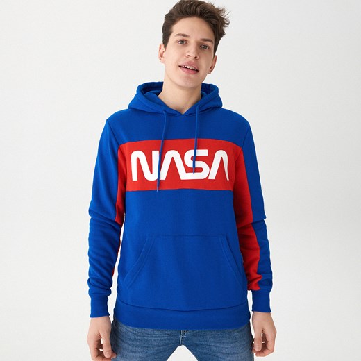 House - Bluza z kapturem NASA - Niebieski House  L 