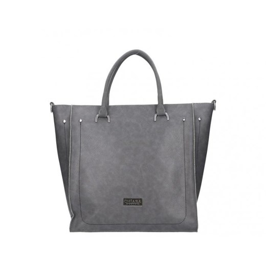 Shopper bag Chiara Design matowa bez dodatków elegancka 