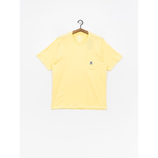 Żółty t-shirt męski Element z krótkimi rękawami 