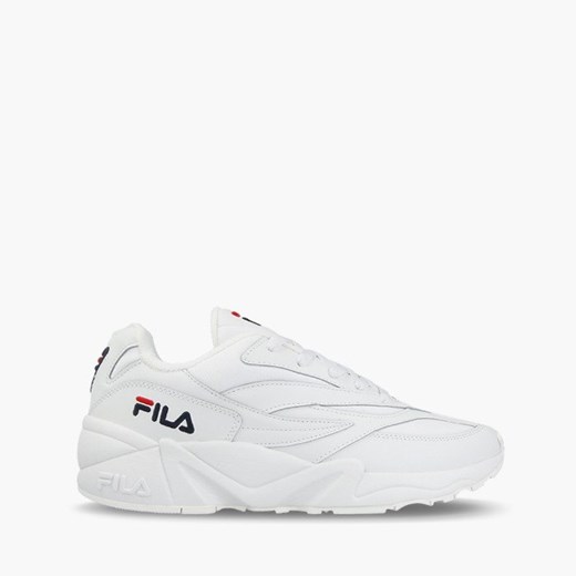 Buty sportowe damskie białe Fila dla biegaczy młodzieżowe wiązane bez wzorów 