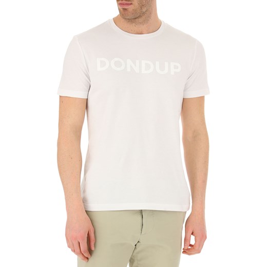 Dondup Koszulka dla Mężczyzn, biały, Bawełna, 2019, L M XL  Dondup M RAFFAELLO NETWORK