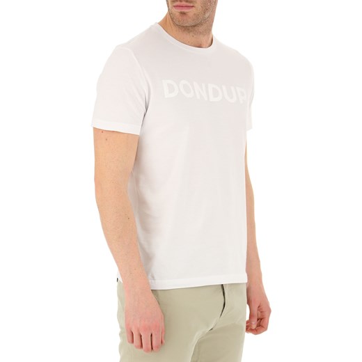 Dondup Koszulka dla Mężczyzn, biały, Bawełna, 2019, L M XL  Dondup XL RAFFAELLO NETWORK