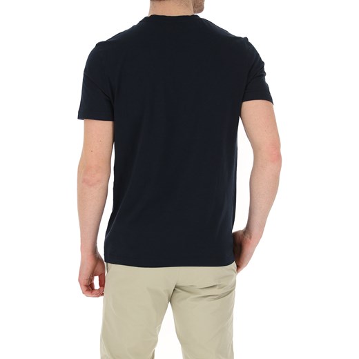 T-shirt męski Dondup czarny z krótkimi rękawami 