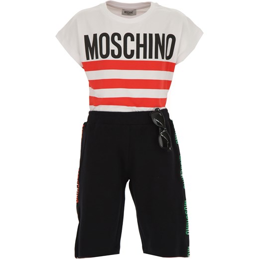 T-shirt chłopięce Moschino z krótkimi rękawami 