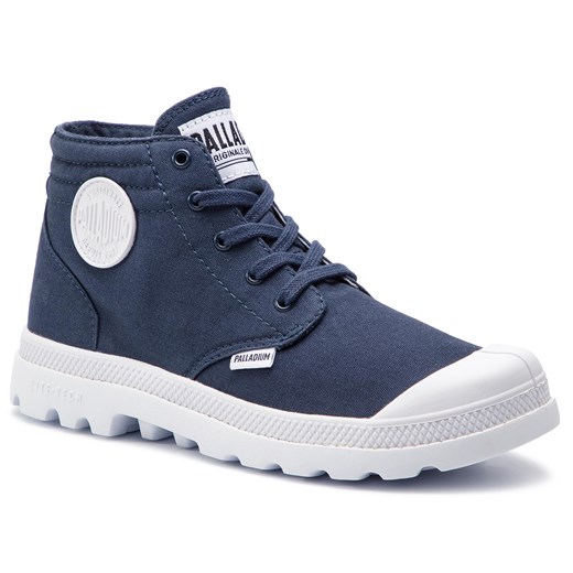 Trapery PALLADIUM - Blanc Lite Low Cuff 56222-458-M Mood Indigo Palladium  34 eobuwie.pl