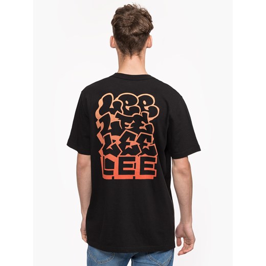 T-shirt męski czarny Lee 