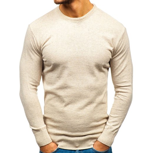 Sweter męski beżowy Bolf 6001 Denley  XL promocja  