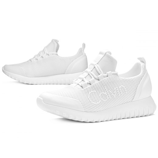 Buty sportowe damskie Calvin Klein białe płaskie 