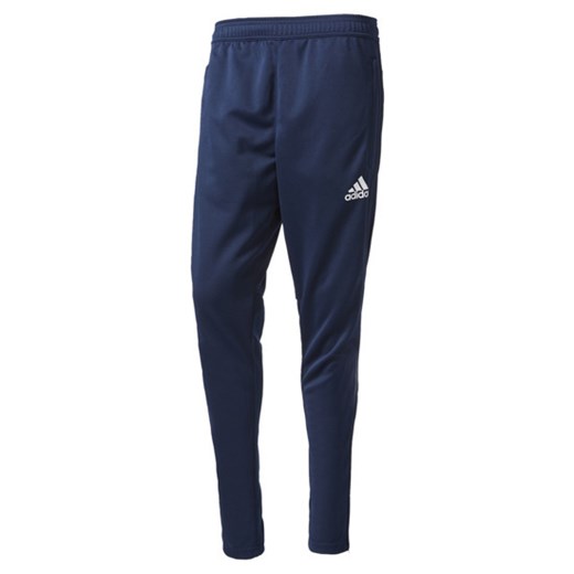 Spodnie sportowe niebieskie Adidas poliestrowe 