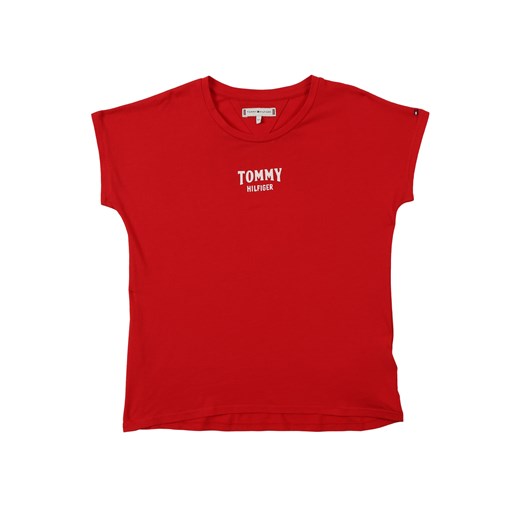Czerwona bluzka dziewczęca Tommy Hilfiger 