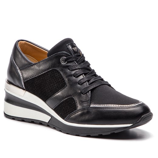 Sneakersy WOJAS - 8473-71 Czarny Wojas 38 eobuwie.pl