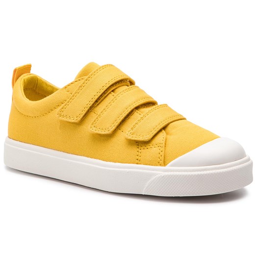 Trampki CLARKS - City Flarelo K 26140459 Yellow Clarks  35 eobuwie.pl