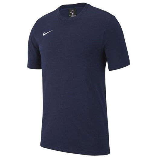 Niebieski t-shirt męski Nike sportowy z krótkim rękawem 