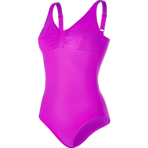 Fioletowy strój kąpielowy Speedo bez wzorów casual 