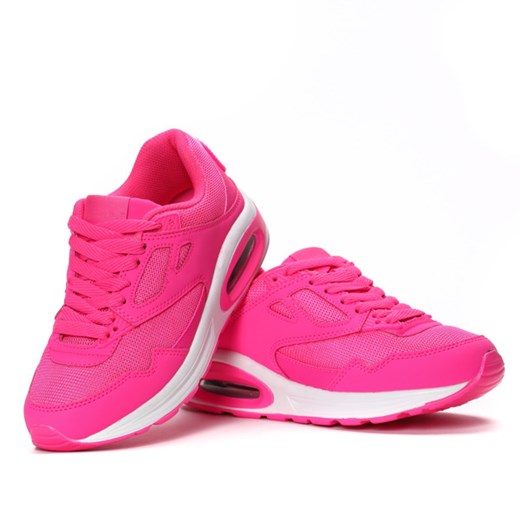 Różowo-neonowe buty sportowe Jaylla - Obuwie