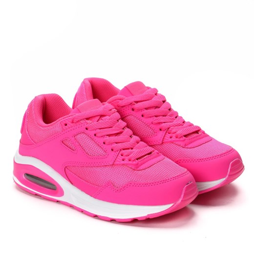 Różowo-neonowe buty sportowe Jaylla - Obuwie