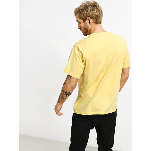 T-shirt męski Element żółty z krótkim rękawem 