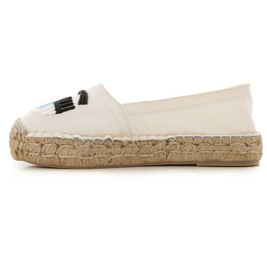 Espadryle damskie Chiara Ferragni na platformie casualowe na lato bez zapięcia