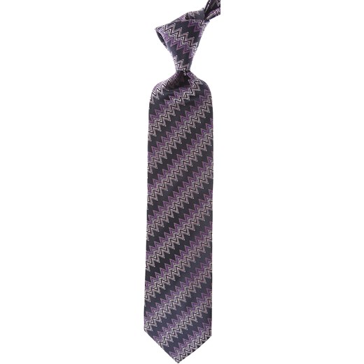 Krawat Missoni w abstrakcyjne wzory 